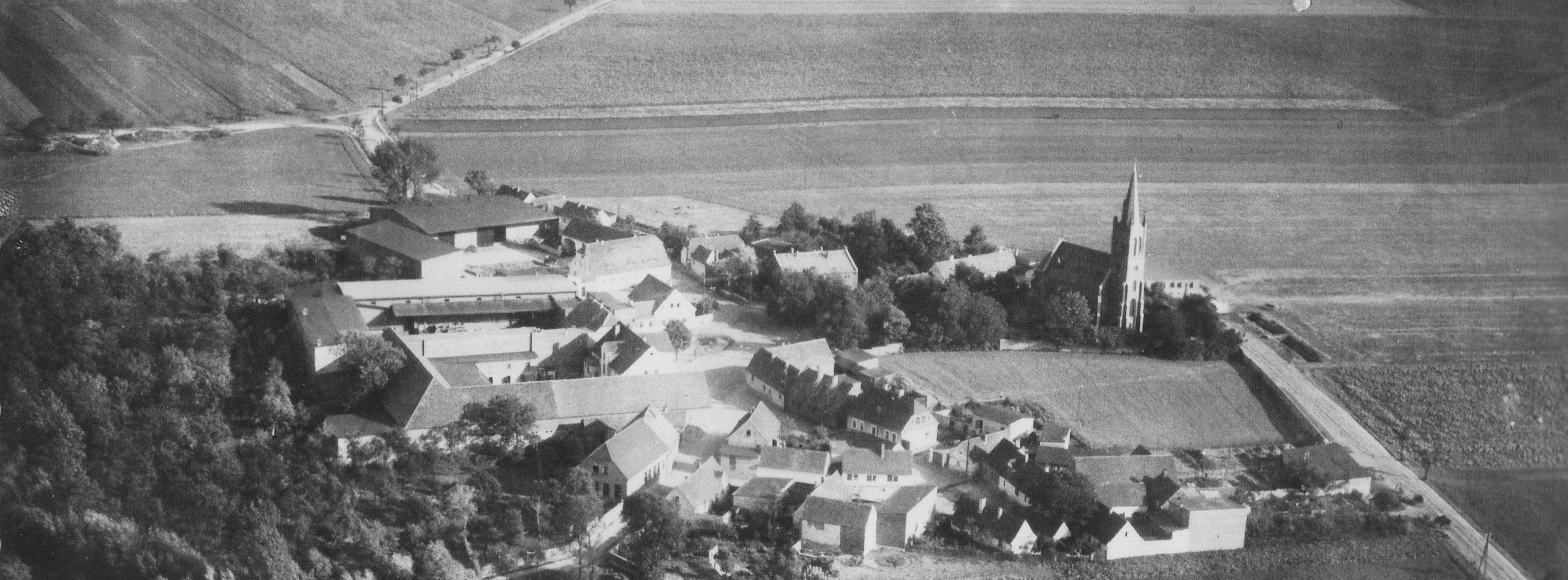 Luftbild auf Thurau (vor 1928)