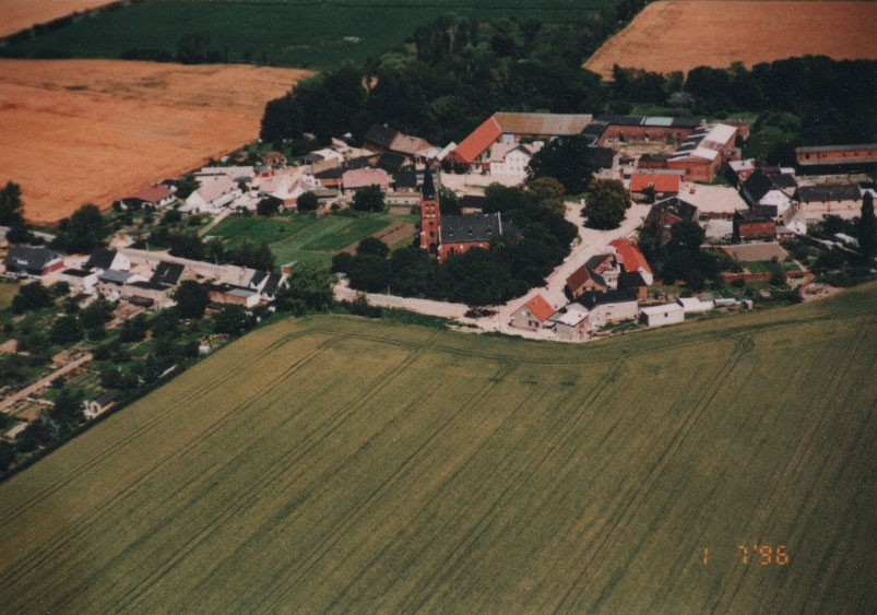 Thurau: Luftbild vor 1990